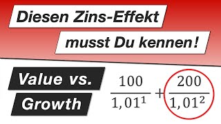 Steigende Zinsen Auswirkung auf WachstumsAktien erklärt mit Praxisbeispiel [upl. by Nayarb110]