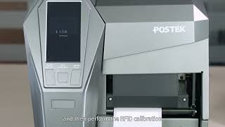 Automated RFID Calibration on POSTEK RFID Printers [upl. by Aranahs871]