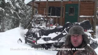 Expédition Motoneige au camp de chasse Janvier 2017 [upl. by Littell]