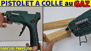 pistolet à colle au gaz lidl parkside phkpg 150 gas hot glue gun gasheissklebepistole [upl. by Leahcimaj]