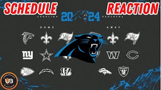 Carolina Panthers Schedule Release REACTION Analysis and Predictions [upl. by Sirromaj]