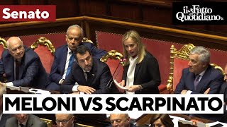 Meloni a Scarpinato quotApproccio ideologico come quello di parte della magistraturaquot [upl. by Beck]