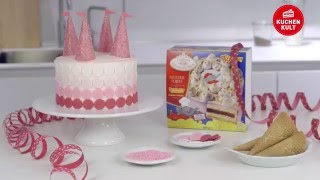 Coppenrath amp Wiese – Kuchenkult – Tutorial – Torte zum Kindergeburtstag im rosa SchlossDesign [upl. by Margaretha]