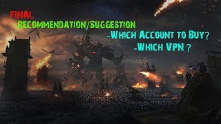 Final RecommendationSuggestion for Accounts and VPN [upl. by Adnilra]