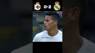 Deportivo la Coruna vs Real Madrid  LALIGA  Ronaldo scored a brace football shorts ronaldo cr7 [upl. by Bajaj373]