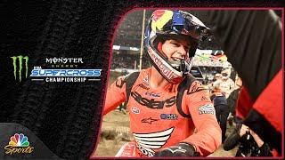 Supercross 2024 Anaheim Round 1 best moments  Motorsports on NBC [upl. by Lrad]