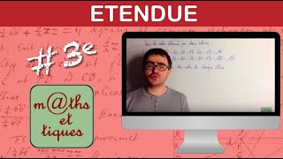 Calculer une étendue  Troisième [upl. by Yensehc476]