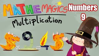 Learning multiplication Numbers🔢  🔢Mathemagics Number 9 [upl. by Nodarse]