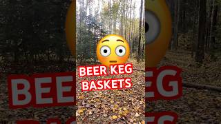 Beer Keg disc golf baskets discgolf maplehill dglo dga pdga fyp beer beerkeg outdoors [upl. by Bunny]