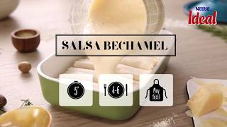 Salsa bechamel para canelones y lasaña  Recetas Leche IDEAL [upl. by Noimad]