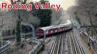 Central Line Roding Valley Crossover End of Hainault Loop londonunderground railway railfans [upl. by Saint828]