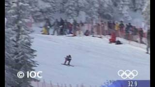 Alpine Skiing  Mens Downhill  Lillehammer 1994 Winter Olympic Games [upl. by Leohcin]