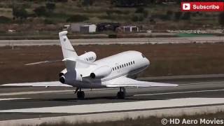 LNAKR Dassault Falcon 900EX Sundt Air AS TAKEOFF PMI [upl. by Aibsel]