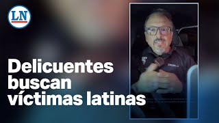 ¡Urgente Grupo de delincuentes busca víctimas latinas [upl. by Ahsimin931]