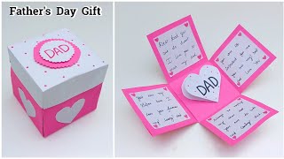 How To Make Fathers Day Gift Box • Happy fathers day gift making at home • fathers day 2024 gift [upl. by Lashondra]