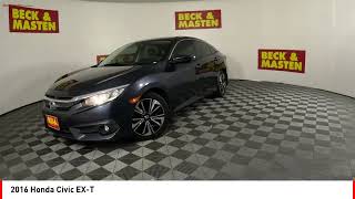 2016 Honda Civic Houston TX GE208242 [upl. by Cirde]