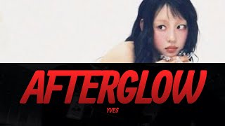 Yves  “Afterglow” Lyrics Video  KPOPWorld Music [upl. by Lrae]