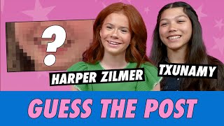 Txunamy vs Harper Zilmer  Guess The Post [upl. by Eibrab]