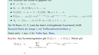 Binomialverteilung und BernoulliKette [upl. by Tsuda]