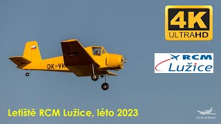 Letiště RCM Lužice léto 2023  4K footage  RC models [upl. by Viguerie]