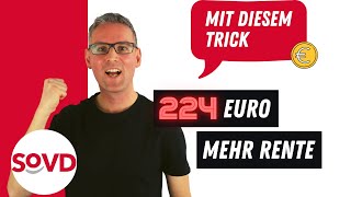 224 Euro mehr Rente  mit diesem Trick [upl. by Mudenihc426]