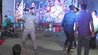 ঢাকির সাথে আরতি চ্যালেঞ্জ  Durga Puja Arati  Dhunuchi Naach  Dhunuchi Dance  Dhaker Taal [upl. by Sancho798]