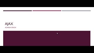 Ajax with Servlet1what is AJAX and XMLHttpRequest [upl. by Atekihc]