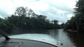 MAF Cessna 185 Floatplane Takeoff in Naan Central Borneo [upl. by Petey]