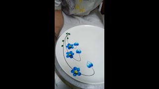 Big Circle Jam Painting Plate Decoration Teaching Video Master Original New Knowledge Creator M [upl. by Assille]