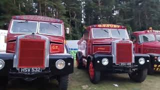 RAW FOOTAGE Scampston steam rally 2024 wagons [upl. by Ardme127]