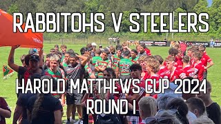 Rabbitohs v Steelers Round 1 Harold Matthews Cup 2024 [upl. by Lucretia]