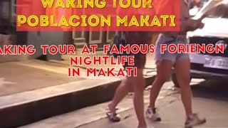 Walking Tour at POBLACION MAKATI Ang I find the Gorgeous girls a lot trending hangout [upl. by Hait358]