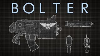 Warhammer 40000 Bolter  Weapon Breakdown [upl. by Eerahs]