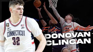 Donovan Clingans Defense  Film School  2024 NBA Draft [upl. by Kubis]