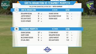 Maitland District Junior CA  Stage 2 Div 1  Semi Final 1  Greta Branxton v Tenambit Morpeth [upl. by Guod]