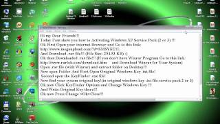 How to Activate Windows XP Service Pack2 or 3 [upl. by Calvo]