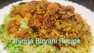 Prawns Biryani 🍤Jhinga Biryani Recipe 👌Very Tasty And Delicious 😋 [upl. by Anitrak]