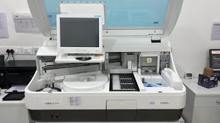 Cobas e411 Overview  Roche  Hitachi  Analyzer  ECL Technology  laboratory bloodtesting [upl. by Leeth]