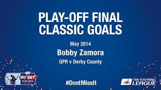 Classic PlayOff Final Goals  Bobby Zamora Queens Park Rangers v Derby County [upl. by Isied]