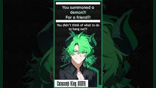 M4A Summoning a demon to become your friend  Part 1 strangersto slowburn asmrrp [upl. by Christophe]