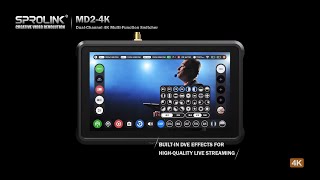 MD24K Dual Channel 4K Multi Functional Presentation Switcher [upl. by Garvy494]