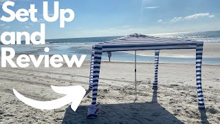 Cool Cabana Beach Shelter Set Up and Review [upl. by Con]