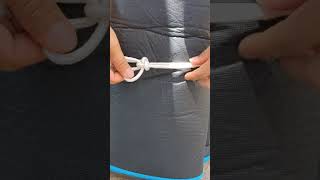 Great adjustable knot for bundle knots knotting shorts lifehacks [upl. by Mmada398]