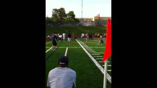 Budda Baker 447 40 yard dash Frosh [upl. by Graniah551]