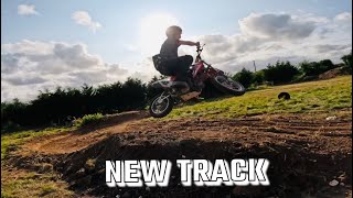 Pitbike track rebuild With the diggers and tractors sorting the 412 track Carbonair pitbikes [upl. by Redyr667]