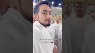 Adnan 07 kaba touching mashallah viralvideo adnaan07 trending ayesha umrah2024 [upl. by Sylera]