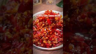 Simple Chili Sauce recipe recipe chilisauce easyrecipe chineserecipie chilisaucerecipe [upl. by Terr834]