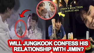 JIKOOK FINALLY CONFIRMED BY JUNGKOOK 🤯 Jimin CANT CONTAIN HIMSELF 😍💗 [upl. by Rimidalb188]