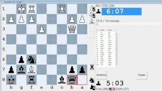 Standard Chess 97 NC vs IM Bartholomew Grunfeld Defense [upl. by Anailuy81]