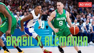 BRASIL x ALEMANHA  AO VIVO l BASQUETE NAS OLIMPÍADAS l JOGOS OLÍMPICOS [upl. by Tobiah]